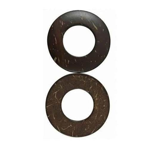 Brown Round Coconut Shell Button - Feature: Lighweight