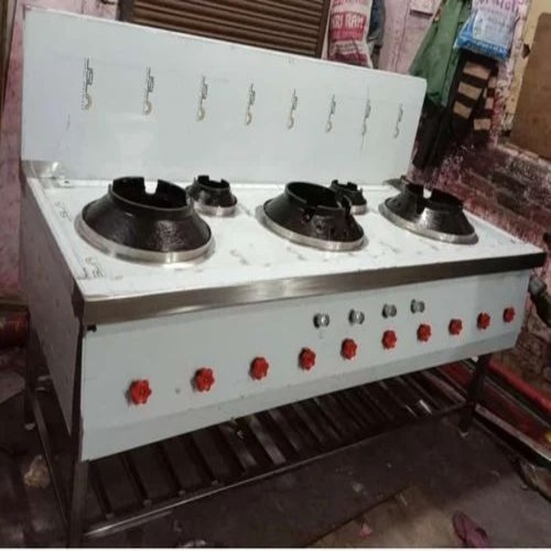 Five Burner Chinese Cooking Range