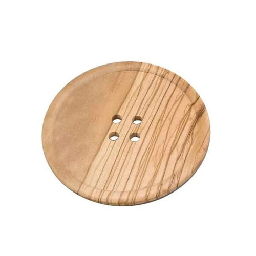 Garment Wooden Buttons - Color: Brown