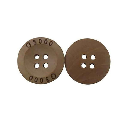 Logo Engraved Wooden Buttons