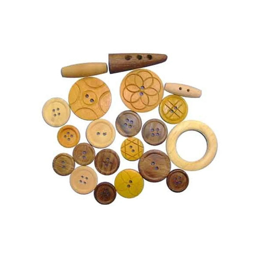 Printed Wooden Button