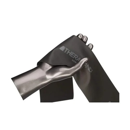 Theraband Latex Free Exercise Hand - Latex-Free Material All Size Black | Ergonomic Design Non-Slip Grip Adjustable Resistance Lightweight Compact Durable
