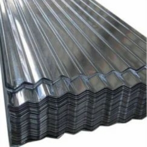 Wavy-patterned Galvanized Iron Corrugated Sheet - Galvanized Sheet, Standard Size, Wavy Pattern | Corrosion Resistant, Lightweight, High Strength, Durable