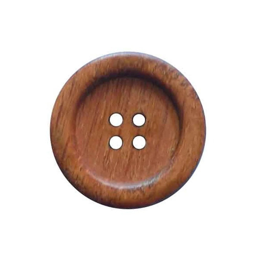 लकड़ी की अंगूठी बटन