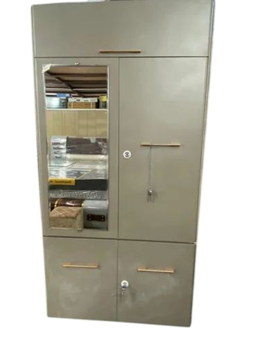 2 Door MS Almirah - Mild Steel, Multiple Colors, Fine Finished | Durable, Easy to Clean, Handmade Artwork