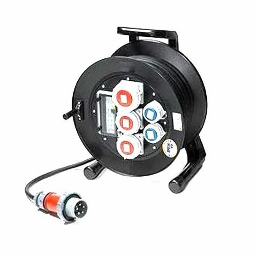 Black Rubber Cable Drum