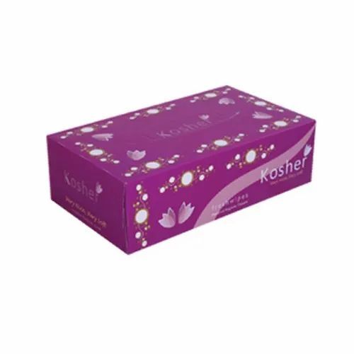 Facial Tissue Paper - White, Standard Size | Hygienic, Eco Friendly, Household Use