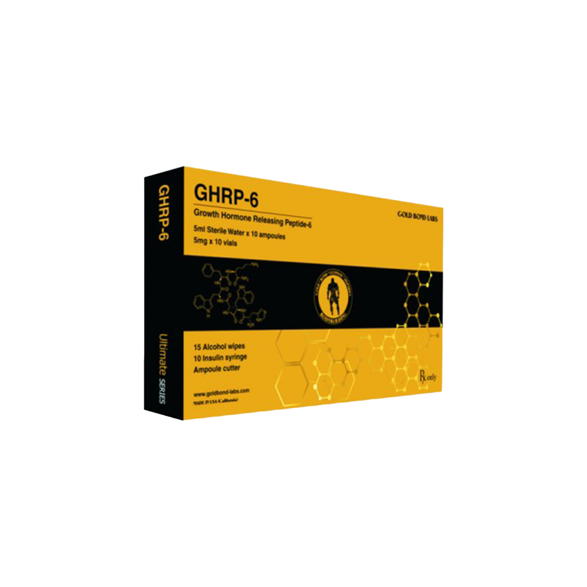 Ghrp 6 Injections - 5mg x 10 Vials Injectable Solution, Prescription Medicine for Muscle Building