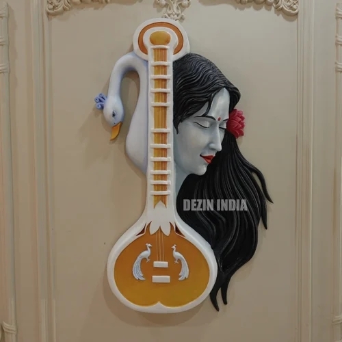 Goddess Saraswati Wall Mural