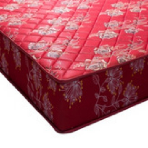 Mattress - Foam Full Size Red, Soft Hardness, Eco-Friendly | Comfortable Surface, Breathable Fabric, Hypoallergenic Cover