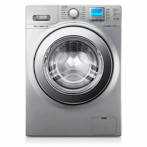 Silver Commercial Washing Machine