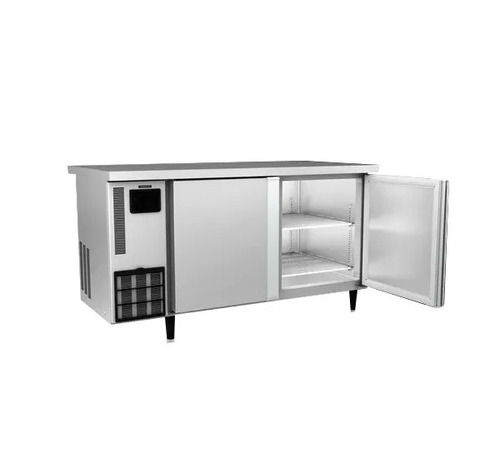 SS Two Door Undercounter Chiller - Stainless Steel 415LTR Silver -7 to -23Â°C | Automatic Defrost 4 Shelves 220V