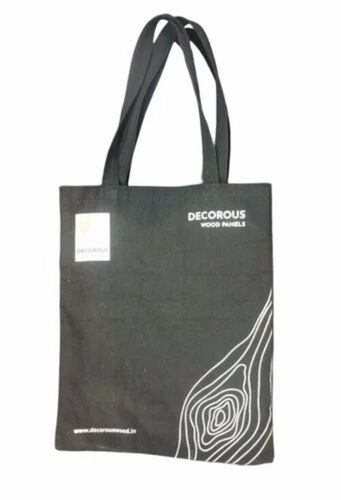 15 Kg Cotton Printed Canvas Bag - Canvas Material, Customized Size, Grey Color, Handled, Open Zip Closure
