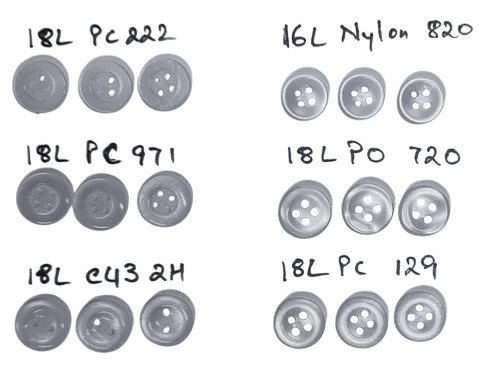 18L Polyester School Uniform Shirt Button