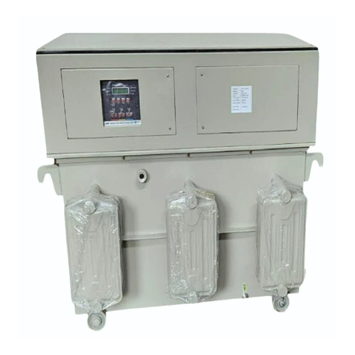 200Kva Servo Voltage Stabilizer - 100 KVA, 440 Volt Three Phase | LED Display, Rust Free, Industrial Use