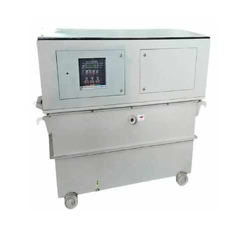 60 KVA Servo Voltage Stabilizer - Metal, Single Phase, 15 KVA, Air Cooled, Digital LED Display | Rust Free, Industrial Use