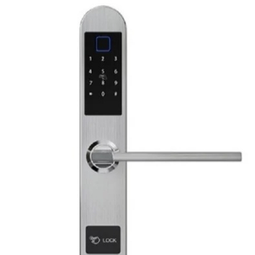 Fingerprint Digital Door Lock - Color: Metallic