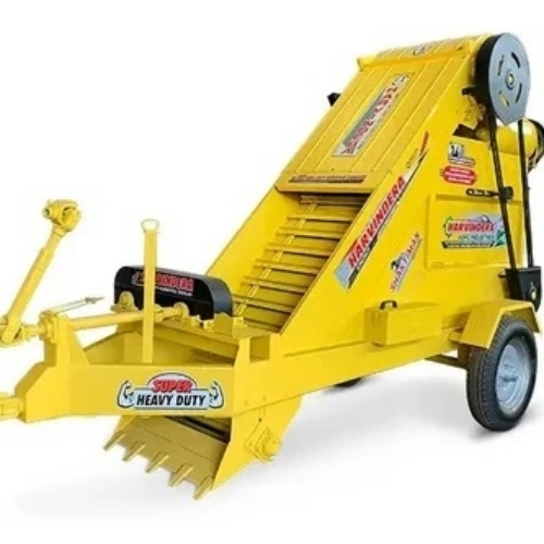Mud Loader Machine - Stainless Steel Bright Yellow | High Load Capacity Hydraulic Control Durable Components