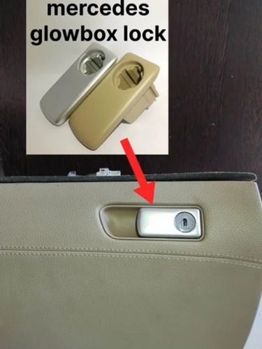 Plastic Mercedes Glow Box Lock