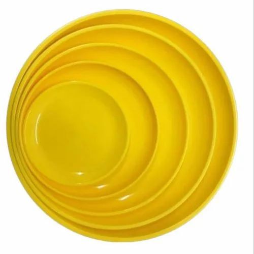Plastic Round Serving Plate Set