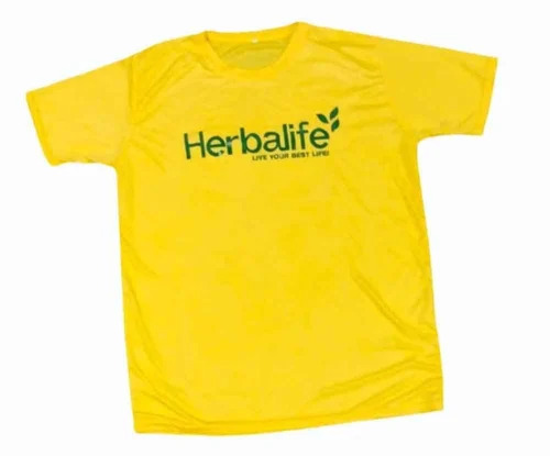 Promotional Dri Fit T Shirts - Color: Yellow And Green