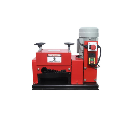 Scrap Copper Wire Stripping Machine - 1.5 KW, Single Phase, Double Cut Round Blade, 1-40 mm Cutting Range | Industrial Use, 220V, New