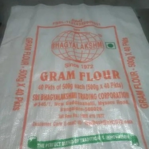 Woven Sack - Woven Material, White | Tear Resistant, Heavy Load Capacity, Moisture Resistant, Lightweight, Reusable, Eco Friendly, Easy Handling, Long Lasting