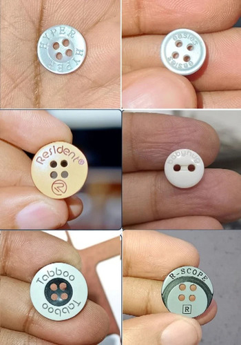 14L Polyester Laser Button