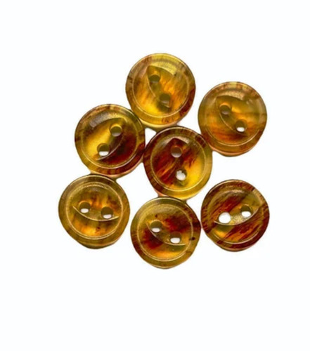 18L Polyester Tortoise Buttons