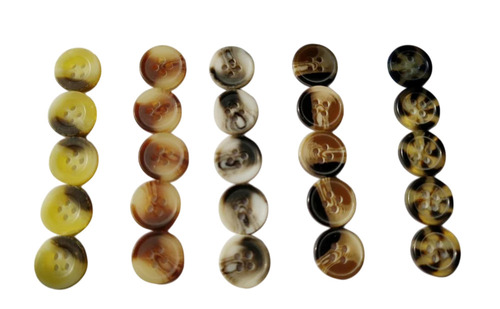 24L Round Polyester Garment Button