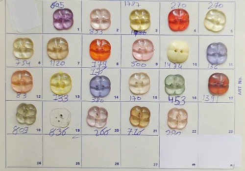 28L Recyclable Plastic Buttons