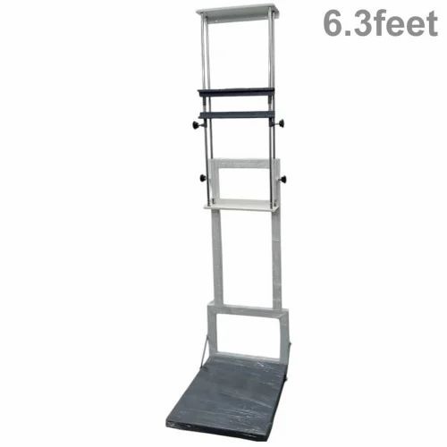 6.3 Feet Floor Mounted X Ray Chest Stand - Stainless Steel, 6 Feet, White | Durable, New, Hospital Use