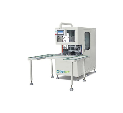 Automatic UPVC CNC Corner Cleaning Machine - Metal White Grey Electric Power | Servo Control 3 Cleaning Tools USB Interface