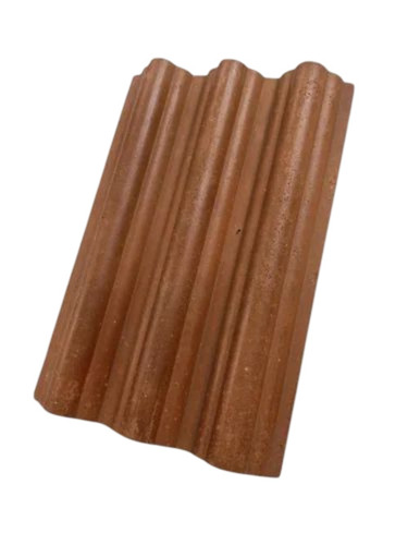 Ceramic Clay Roofing Tiles - 371x261 mm, Browns/Tans, Polished | Non-Slip, Rectified Edge, Durable, Fine Finished