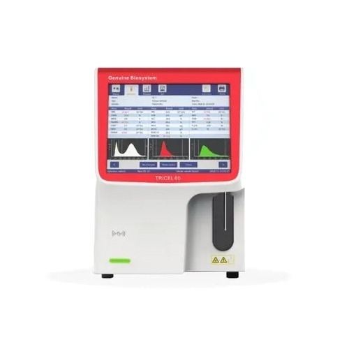 Double Chamber Hematology Analyzer - Stainless Steel, White/Red, 220/380V | Automatic, Digital Display, Rapid Analysis, User Friendly