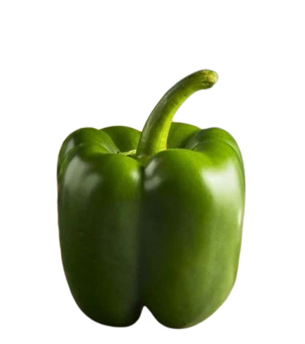 Fresh Green Capsicum - 50 kg, Chopped Irregular Shape | Cool & Dry Storage, Cooked Style, Common Cultivation
