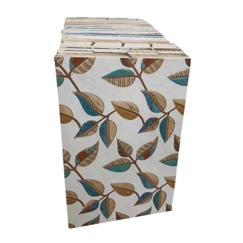 Glossy Ceramic Wall Tile - Ceramic 12x18 Inches Multi Color Polished | Non-Slip Durable Designer Pattern