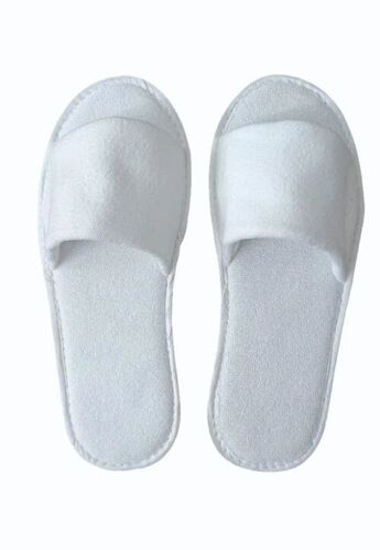 Hotel Bathroom Slipper - White, Standard Size | Comfortable, Disposable, Eco Friendly