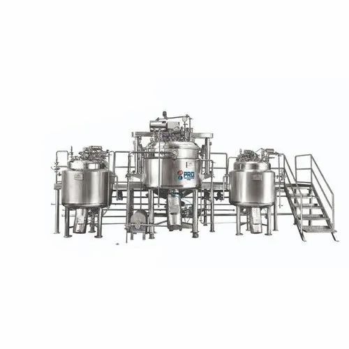 Ointment Manufacturing Plant - Stainless Steel SS304, Silver, 5-10 KW Power | Automatic, High Speed, 99% Filling Accuracy