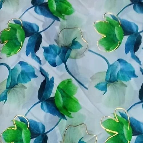 Organza Soft Digital Printed Fabric
