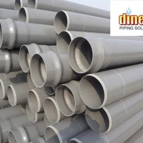 Pvc Agriculture Pressure Pipes - PVC, Grey, Cylindrical | Durable, Corrosion Resistant, Lightweight, Flexible, High Pressure, UV Resistant, Leak Proof