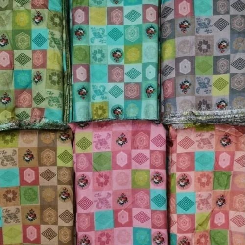 Silk Digital Work Fabric