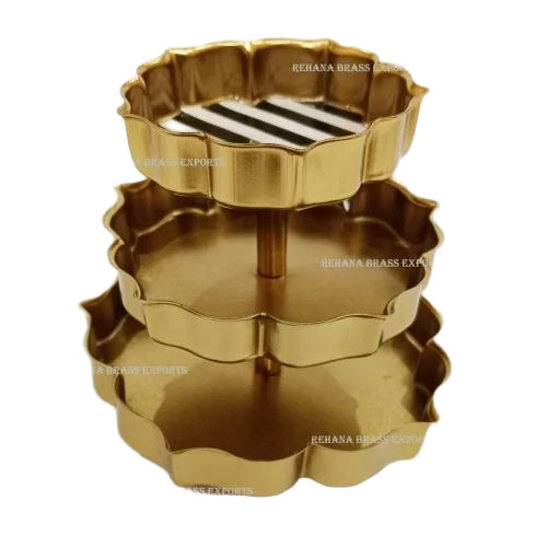 Traditional Golden Metal Urli - Brass Material, Round Shape, Golden Color | Fancy Decorative Diya for Diwali