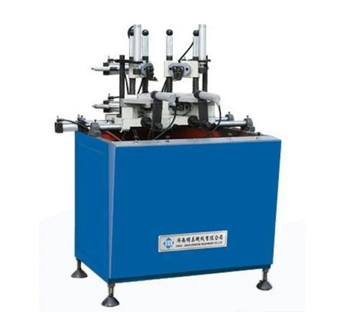 V Cleaning Machine - 3mm Groove Width, 0.3mm Groove Depth, 40-120mm Profile Width, 5-8 Bar Air Pressure, 100 L/Min Air Consumption, White Blue, Electric, 380V