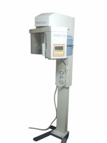 White Pano-10 Opg Dental X Ray Machine - Floor Mounted, 55-90 Kvp, White | Durable, Electric Hospital Use