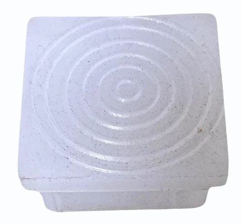 1.6 Inch Plastic End Cap - Plastic, 1.6 Inch, White | Rigid, Heat Resistant, UV Resistant, Square Shape, Glossy Finish