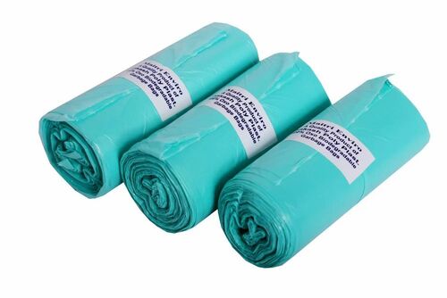 24x26 Green Biodegradable Garbage Bags
