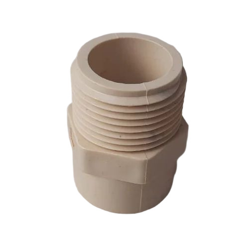 Cpvc Plain Mta - CPVC, 1/2 Inch, Yellow, Round End | Durable, Fine Finished, Industrial Pipe Fitting