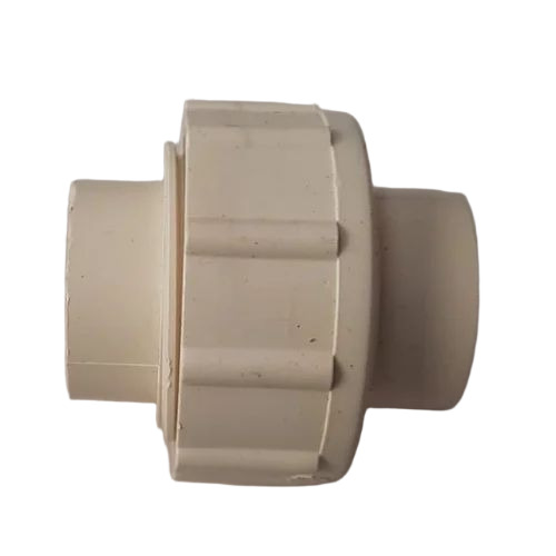 Cpvc Plain Union - CPVC 3/4 Inch Yellow Round, Durable Fine Finished Pipe Fitting