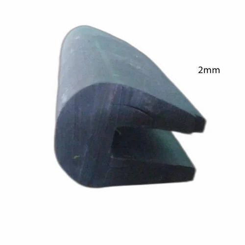 Crusher Rubber Beading - Color: Black